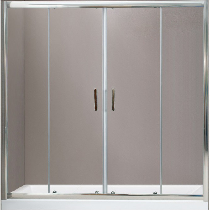 Шторка для ванны BELBAGNO UNO-VF-2-150/145-C-Cr