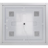 Зеркало BELBAGNO SPC-KRAFT-1000-800-LED-TCH-WARM в алюминиевой раме со встроенным светильником, сенсорным выключателем и подогревом, 1000x32x800